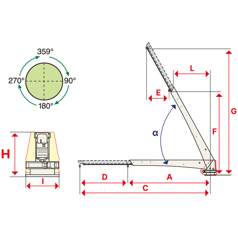 TRANSOM CRANES 3085C